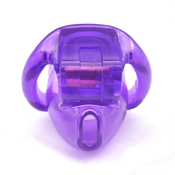 Purple chastity cage