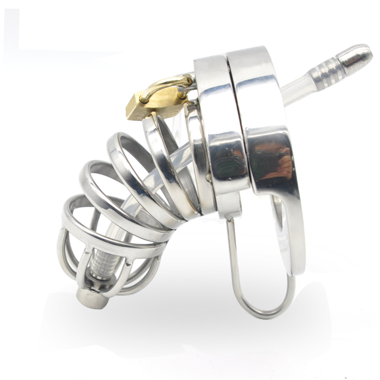 Steel Chastity Cage Urethral The Helpless Captive Chastity Cage