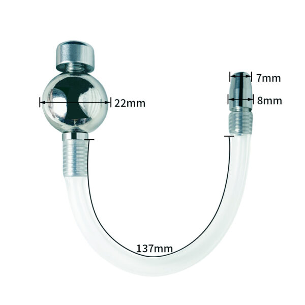 Men Metal Wearable Negative value Chastity cage urinary catheter
