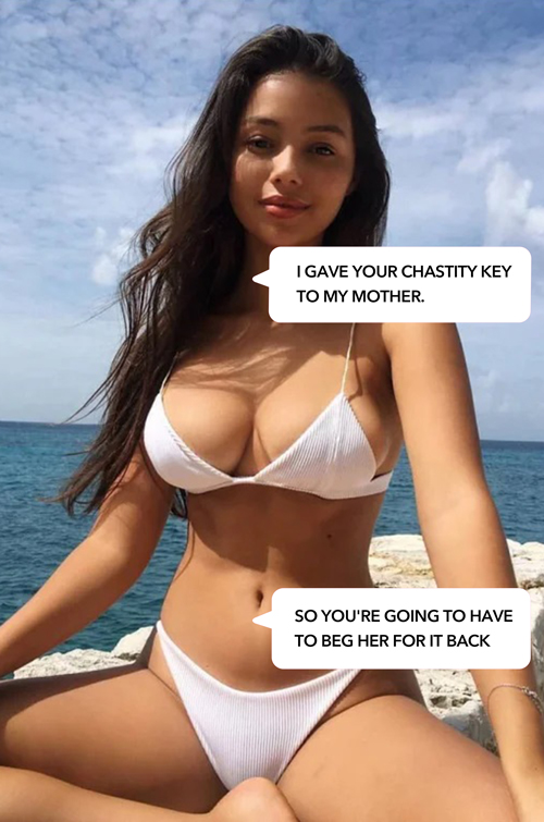 chastity captions Girls