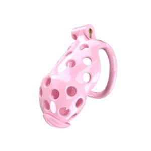 Pink Sissy Small Cock Cage 3D Printed Plastic Q5
