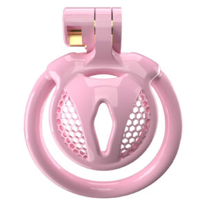 pink flat chastity cage
