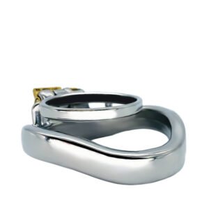 Flat Male Metal Chastity Cage K-41