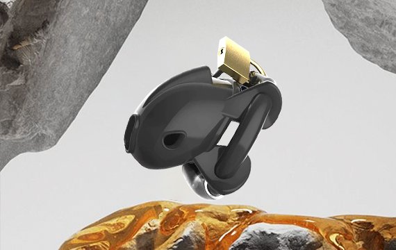 silicone chastity cage