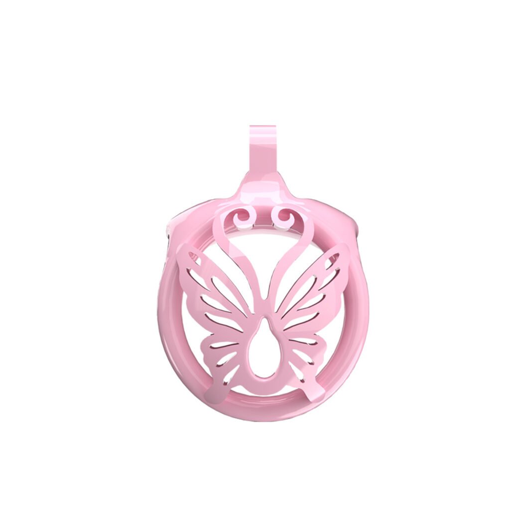 Pink Flat Penis Cage main image 1