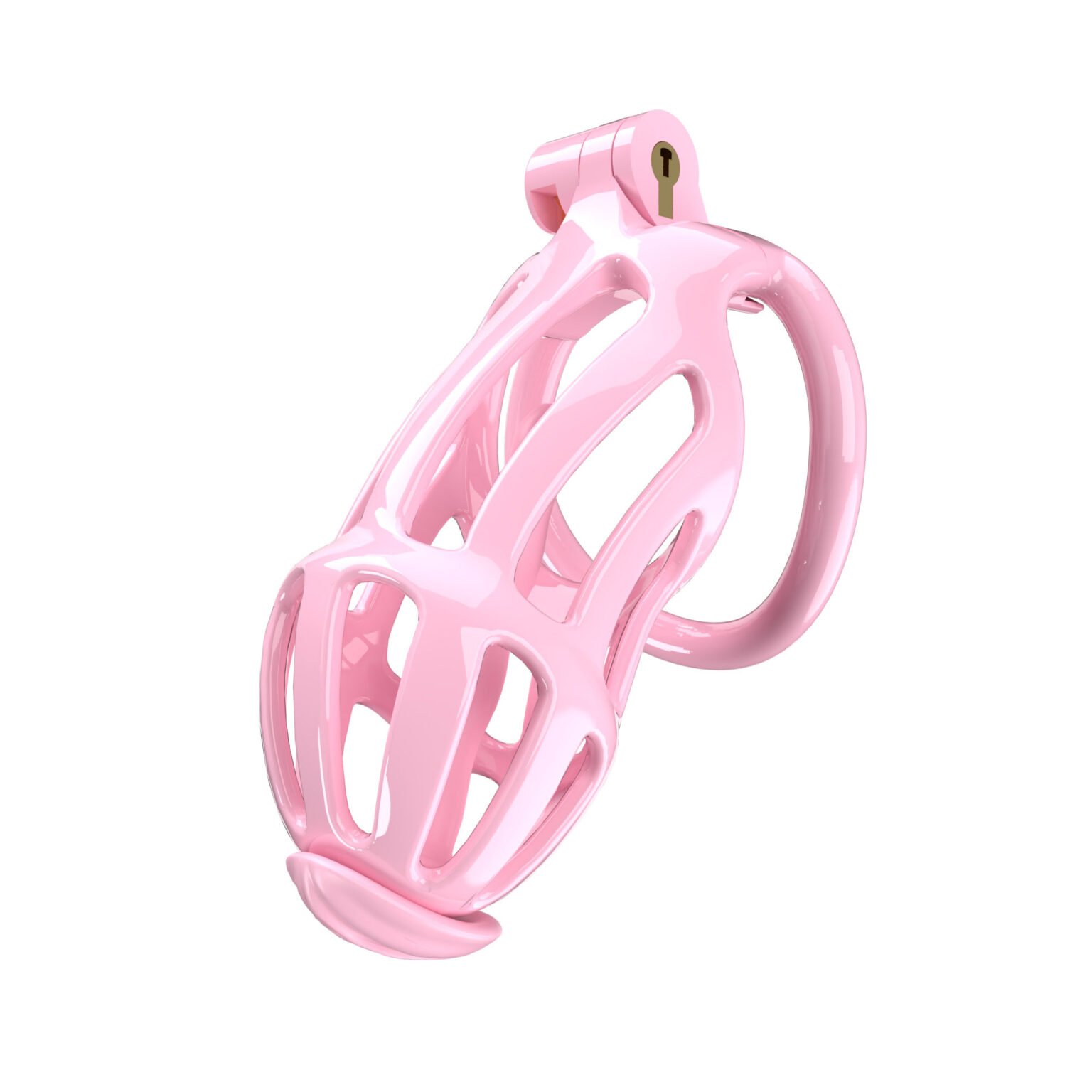 Pink Chastity Cage Sissy 3D Printing 2.0 - Chastity Cage
