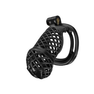 3D Printing Cock Small Cage Black Resin