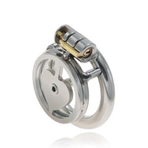 Flat Metal Chastity Cage Sissy Love Male