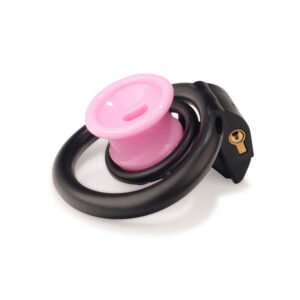 Inverted Chastity Cage Small Male 3D Printed Pink K2