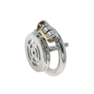 Flat Chastity Cage Metal Urethral Tube Male