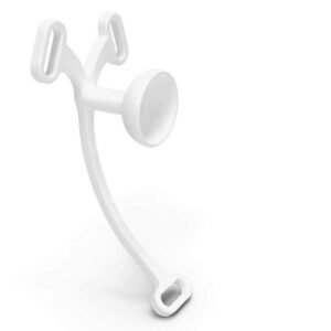 Sissy Cock Cage Flat Resin White 2.0