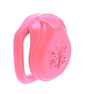 Flat Chastity Cage Sissy Resin Black Pink Male  Q3