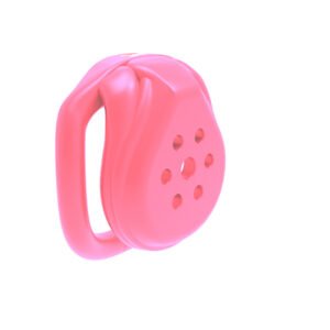 Flat Chastity Cage Sissy Resin Black Pink Male Q1