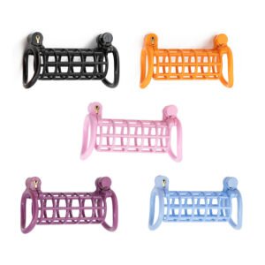 Plastic Chastity Cage 3D Printed Gay Pink