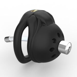 Small Chastity Cage Male Urethral Pink Black