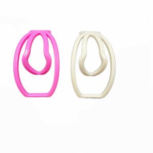 Fufu Clip Resin Sissy Chastity Pink White