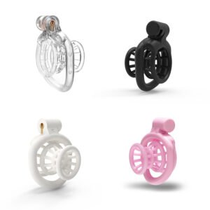 Inverted Chastity Cage Sissy Open Pink