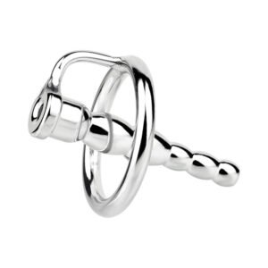 Chastity Cage With Metals Catheter Male