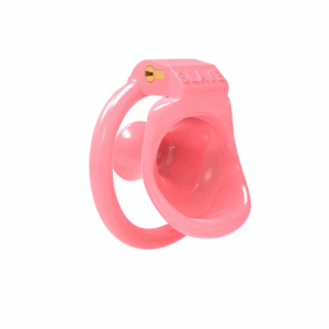 INVERTED CHASTITY CAGE SISSY SWIRL PINK