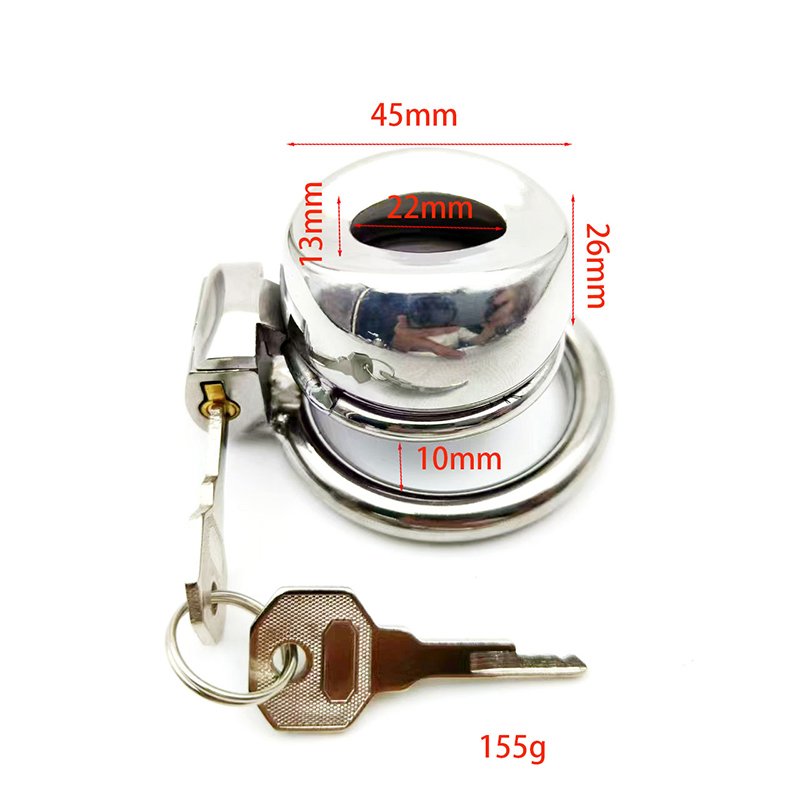 METAL CHASTITY CAGE SISSY MALE