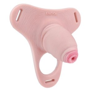 MALE CHASTITY CAGE SISSY FAUX FORESKIN DILDO SMALL