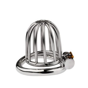 METAL CHASTITY CAGE MALE BIRD CAGE