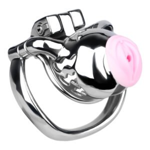 METAL COCK CAGE ANTI-SLIP RING SILICONE CATHETER