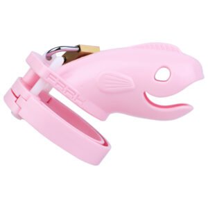 3D PRINTED COCK CAGE FIVE COLOR FISH SHAPED MALE