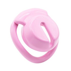 SISSY CHASTITY CAGE PINK SMALL KEYHOLE DESIGN