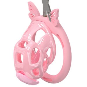 COBRA CHASTITY CAGE MALE PINK WITH CATHETER