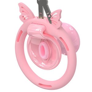 INVERTED CHASTITY CAGE SMALL MALE DETACHABLE INVERTED PLUG