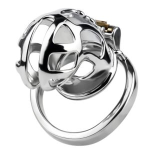 METAL CHASTITY CAGE MALE STAINLESS STEEL HOLLOW VERSION