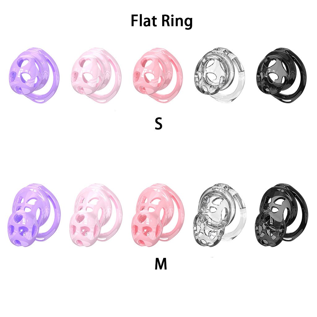 PINK COCK CAGE HOLLOW HEART WITH CATHETER AND BELT