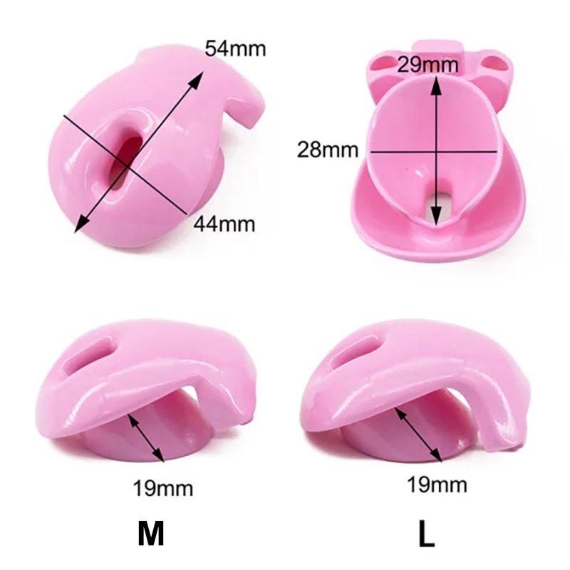 3D PRINTED CHASTITY CAGE MALE NEGATIVE-DISTANCE SMALL LID