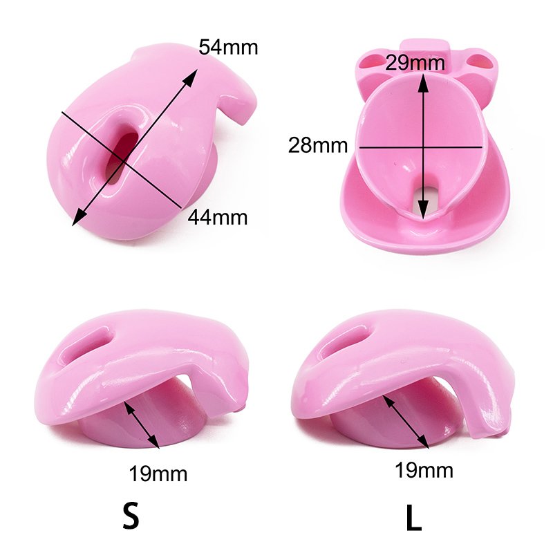 3D PRINTED CHASTITY CAGE MALE NEGATIVE-DISTANCE SMALL LID