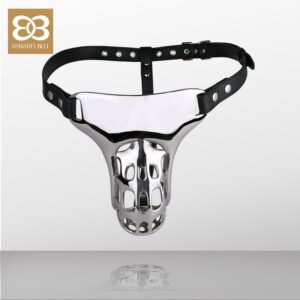 CHASTITY BELT MALE STAINLESS STEEL FULLY ENCLOSED CAGE