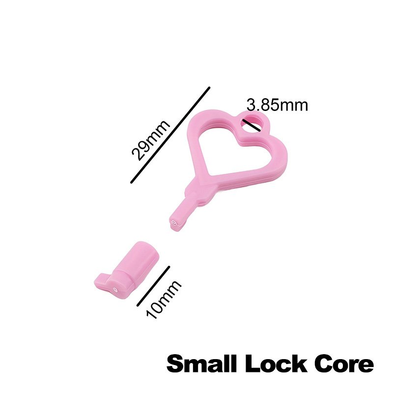 PLASTIC CONCEALED CHASTITY CAGE LOCK CORE