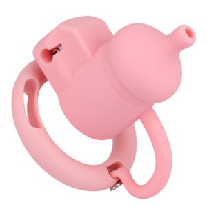 Silicone Chastity Cage With Hook Design Soft Fetish Toy