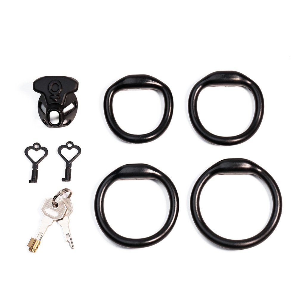 Pink Resin Sissy Chastity Cage – Small Size with Feminine Design