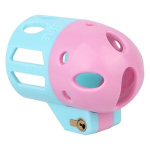 Dual-Tone Ringless Resin Chastity Cage - Lightweight Integrated BDSM Device