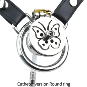 Flat Chastity Cage Inverted Metal Sissy Butterfly 1.0
