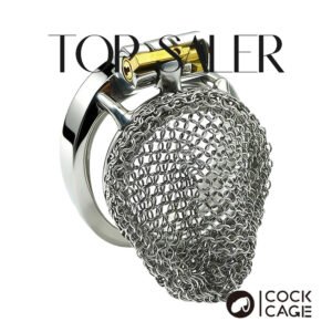 Chainmail Chastity Cage - Breathable Metal Locking Device