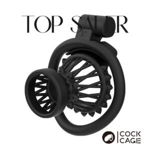 Inverted Chastity Cage for BDSM - Fish Trap Detachable Tube