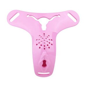 Pink Male Chastity Cage - Resin Sissy BDSM Device