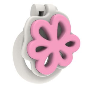 Flat Chastity Cage Flower Shape For Sissy