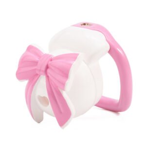 Sissy Chastity Cage Cute Bow Resin Pink Princess Series