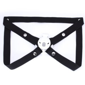 Chastity Cage Accessory Four-Point Elastic Waist Belt
