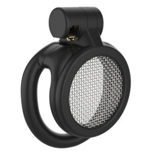 Flat Chastity Cage Iron Mesh And Resin Material Sissy