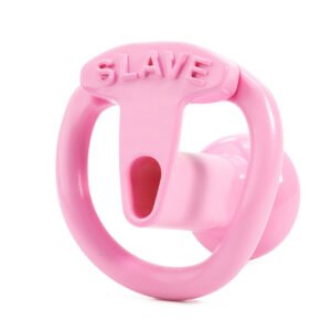 Inverted Chastity Cage Pink Sissy Resin Hidden Lock