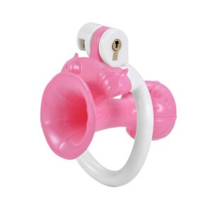 Inverted Chastity Cage Floral Petal Design Style BDSM